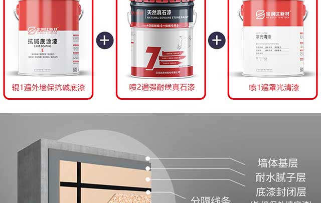 宝润达真石漆
