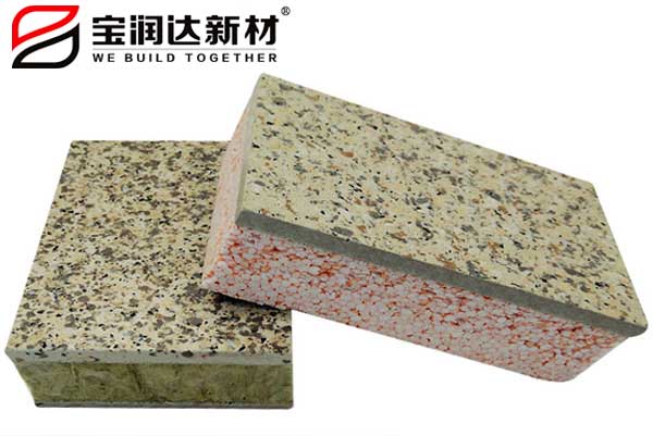 水包水保温装饰一体板